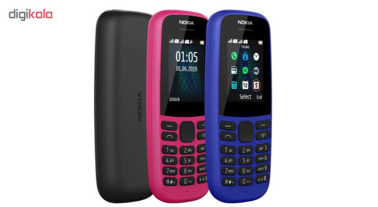 گوشی موبایل نوکیا مدل 105 - 2019 TA-1174 DS FA دو سیم کارت