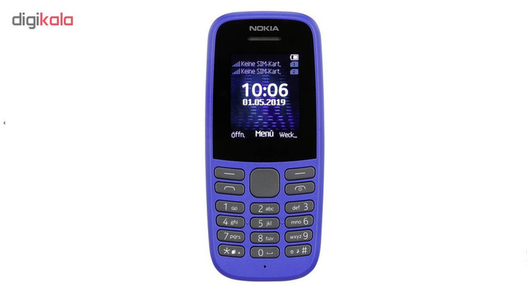 گوشی موبایل نوکیا مدل 105 - 2019 TA-1174 DS FA دو سیم کارت